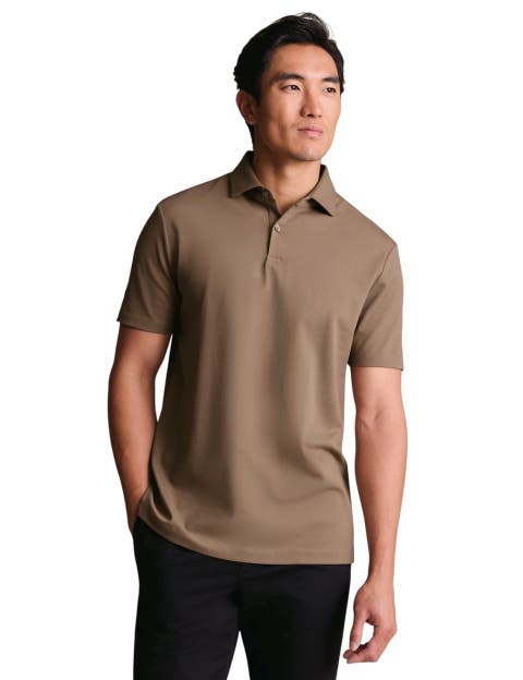 Short Sleeve Cotton Stretch Smart Pique Polo
