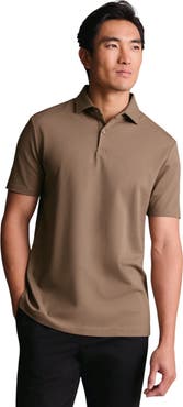 Charles Tyrwhitt Short Sleeve Cotton Stretch Smart Pique Polo