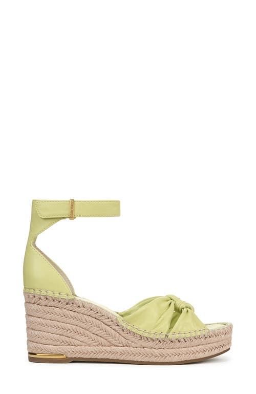 Franco Sarto Clementine Ankle Strap Platform Wedge Sandal In Green