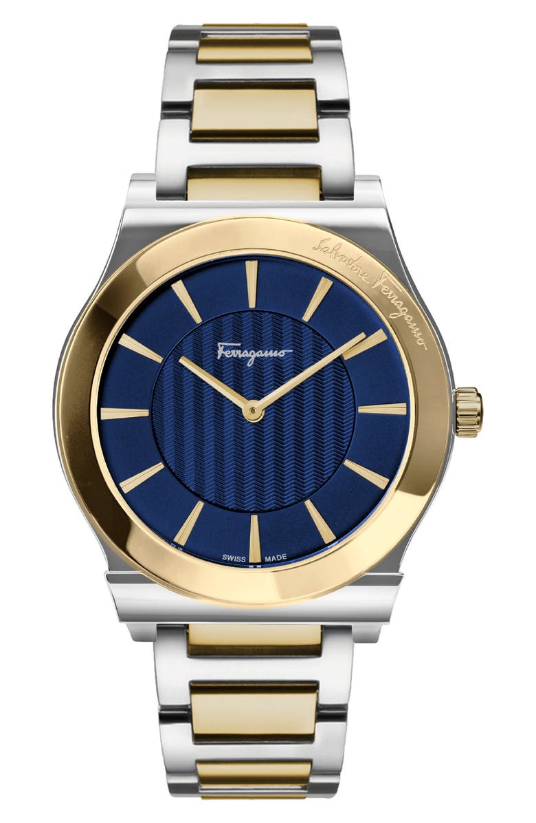 FERRAGAMO Salvatore Ferragamo 1898 Slim Bracelet Watch, 41mm, Main, color, 