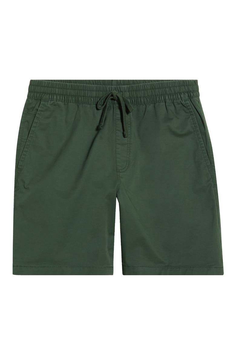 Range Relaxed Stretch Cotton Shorts, Alternate, color, OIL GREEN