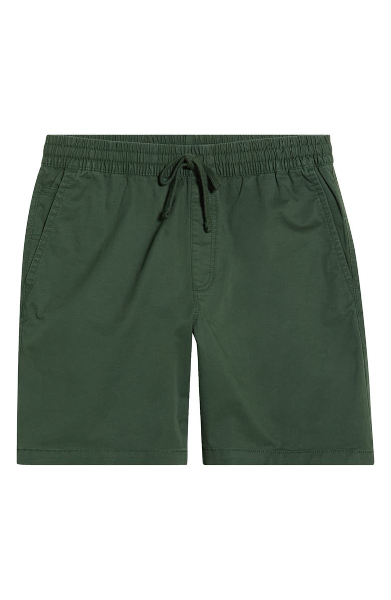 Vans Range Relaxed Stretch Cotton Shorts, Main, color, Oil Green
