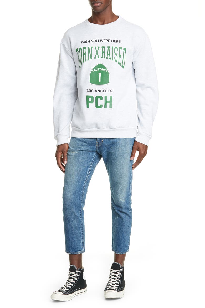 PCH 1 Crewneck Sweatshirt (Nordstrom Exclusive), Alternate, color, HEATHER GREY