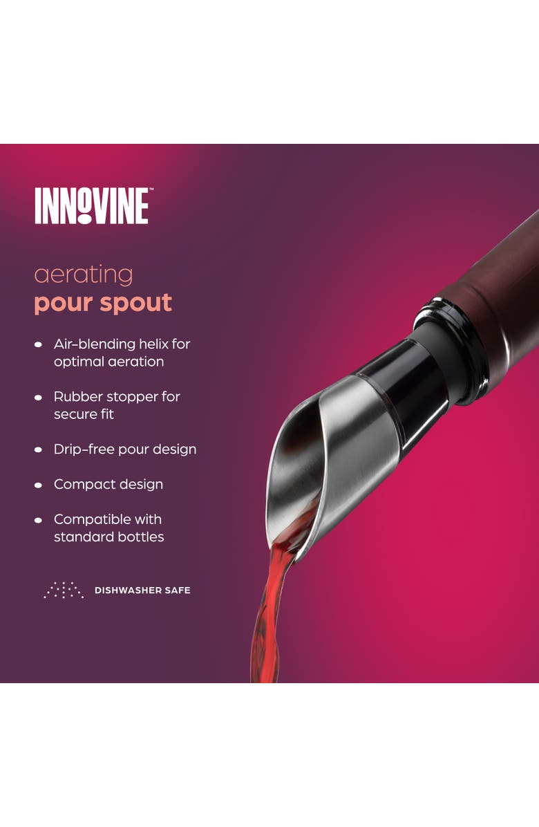 Innovine Aerating Pour Spout, Alternate, color, Grey