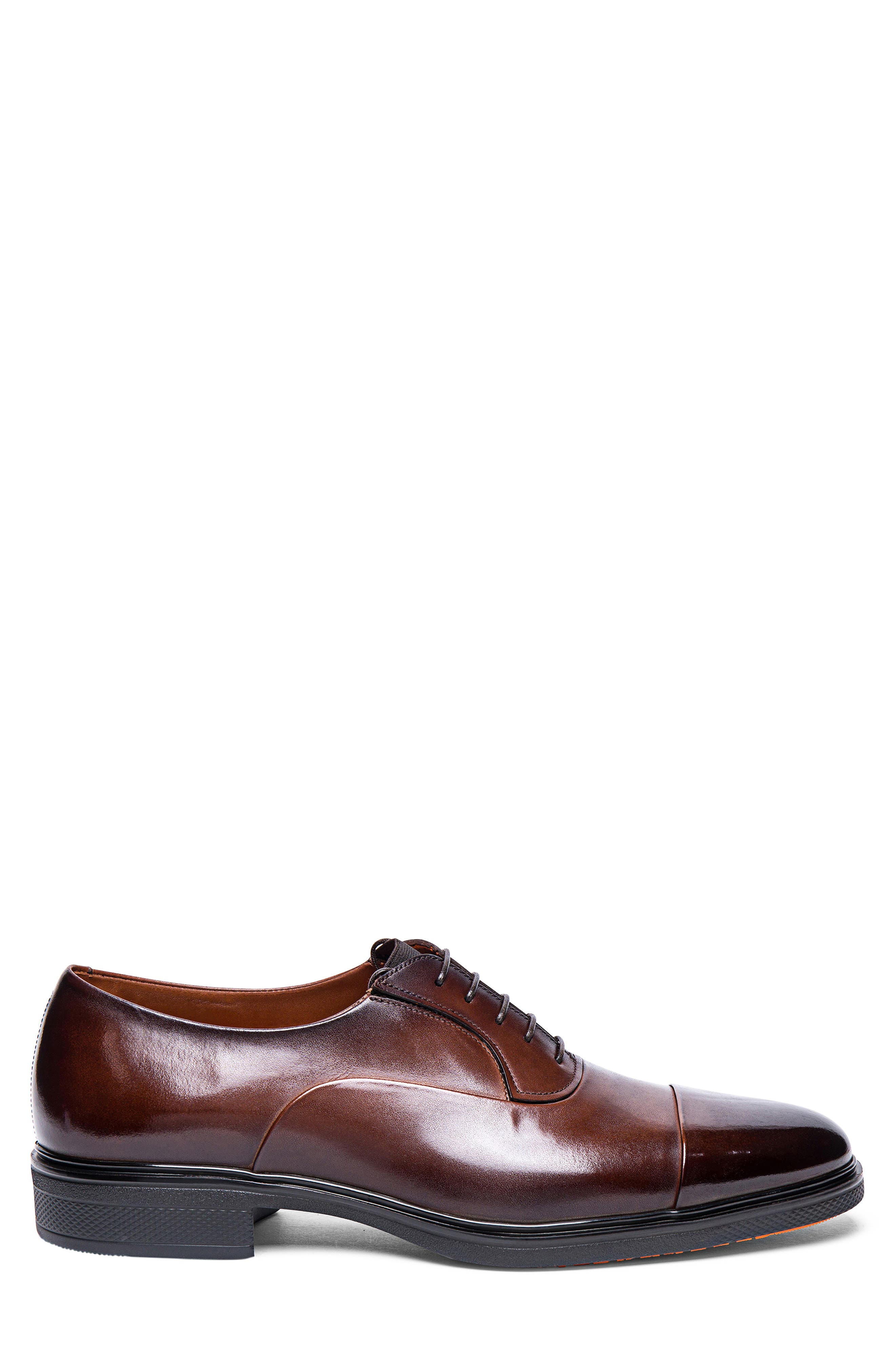 Easy Cap Toe Oxford, Alternate, color, DARK BROWN-T50