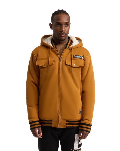 Men's Reknown faux shearling Varsity Jacket