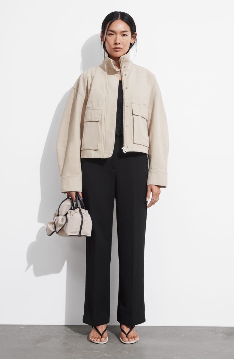 & Other Stories High Waist Wide Leg Pants, Alternate, color, 