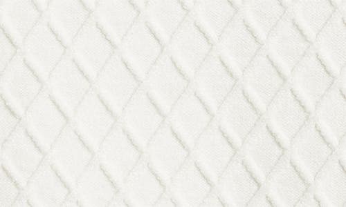 Anne Klein Diamond Stitch Sweater Skirt In White