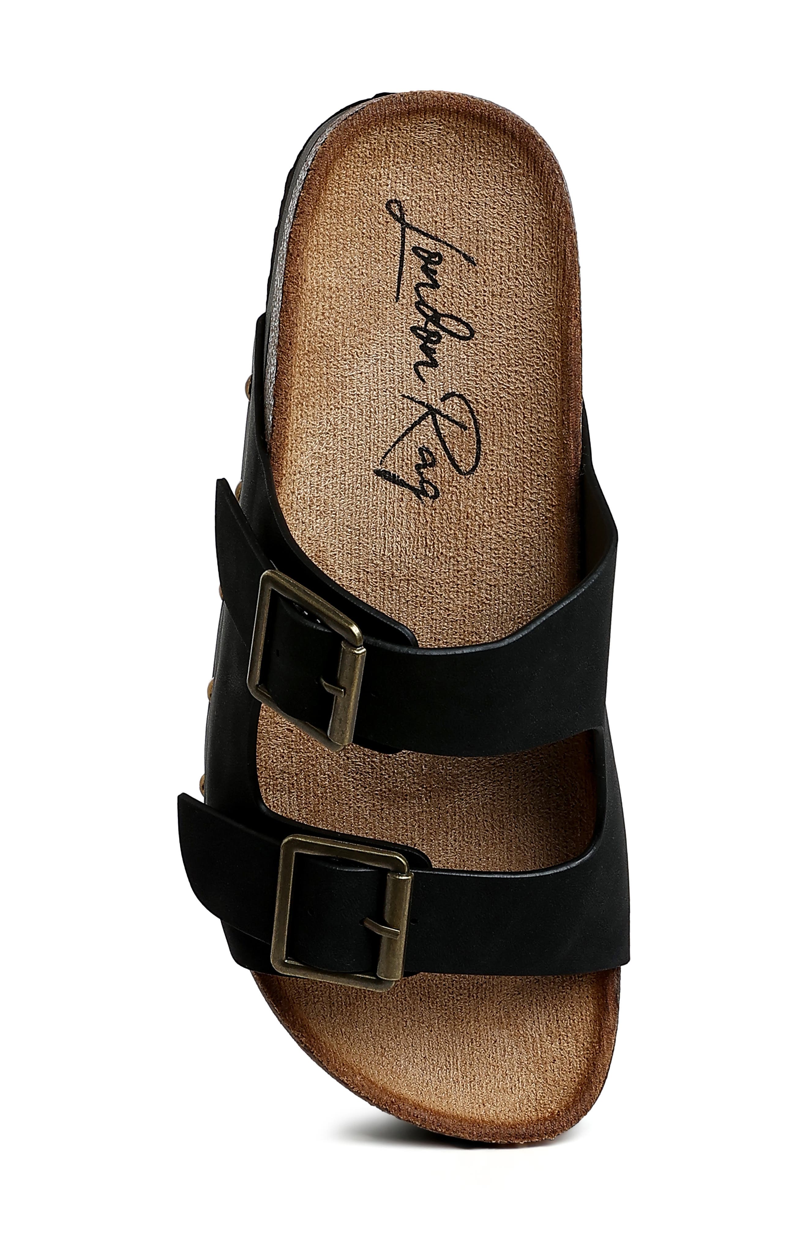 LONDON RAG Impala Stud Platform Sandal, Alternate, color, 