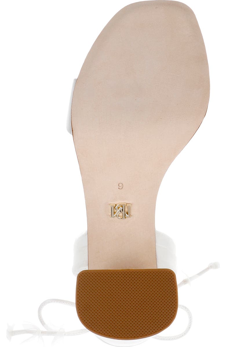 Badgley Mischka Collection Westminster Ankle Wrap Sandal, Alternate, color, White Satin