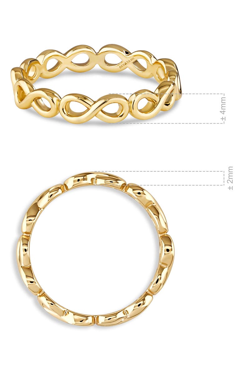 DEVATA Eternity Band Ring, Alternate, color, Gold
