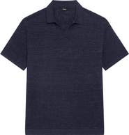 Theory Brenan Linen Blend Polo