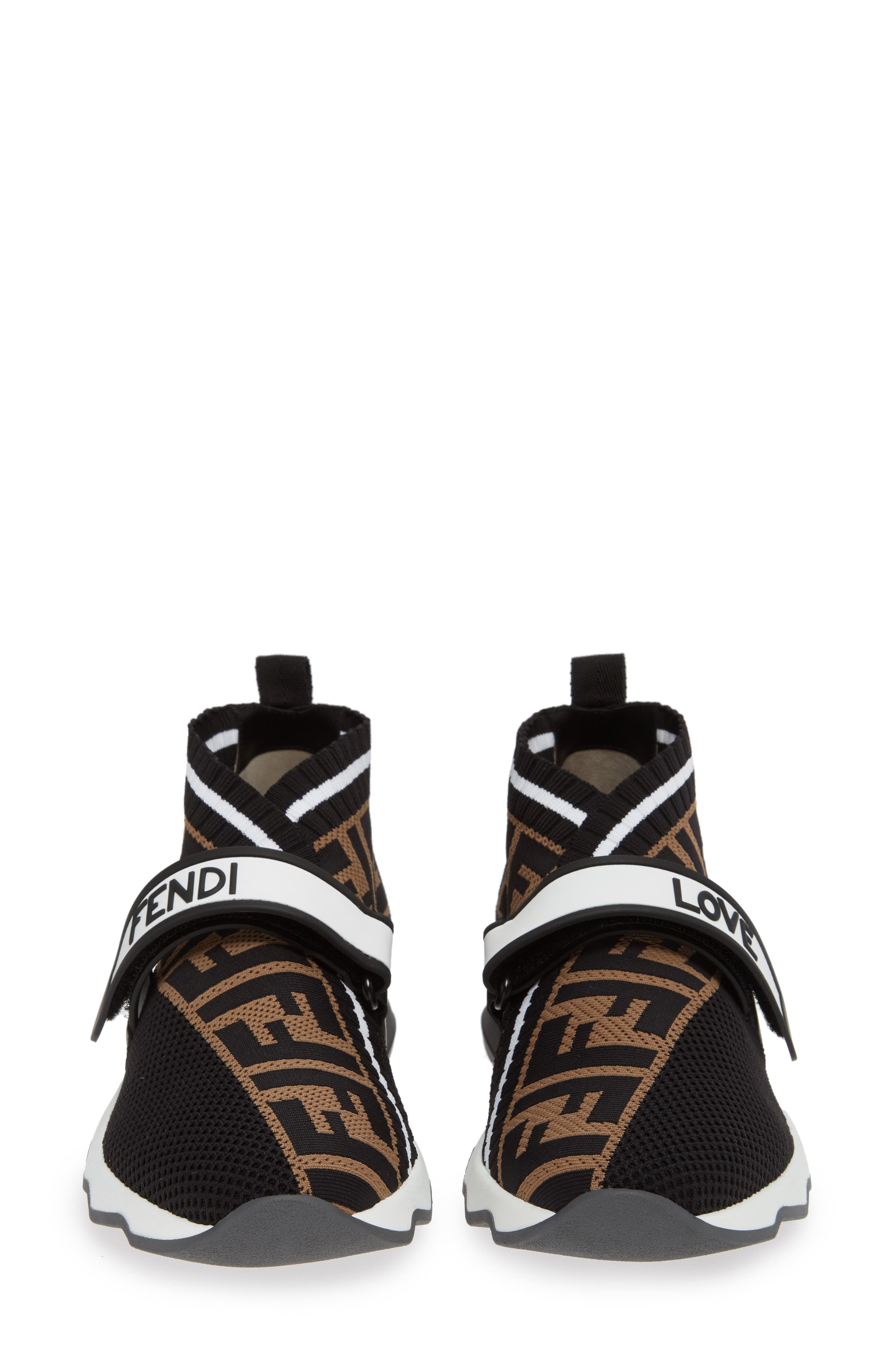 Fendi Rockoko Knit Sneaker, Alternate, color, 