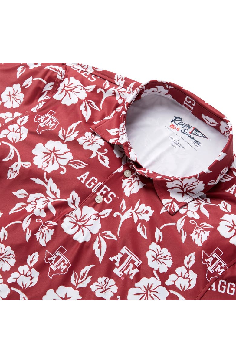 Reyn Spooner Men's Reyn Spooner Maroon Texas A&M Aggies Performance Polo, Alternate, color, Maroon