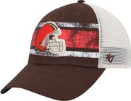 '47 Men's '47 Brown/White Cleveland Browns Interlude MVP Trucker Snapback Hat