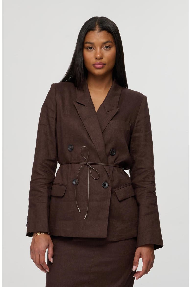 Brooke Blazer, Main, color, Chocolate Brown