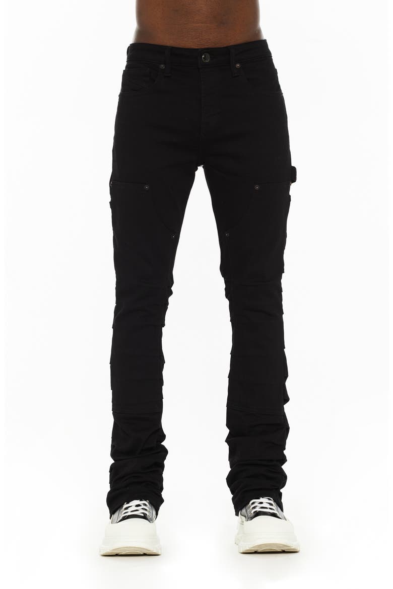 Mars Bootcut Carpenter Jeans, Main, color, BLACK