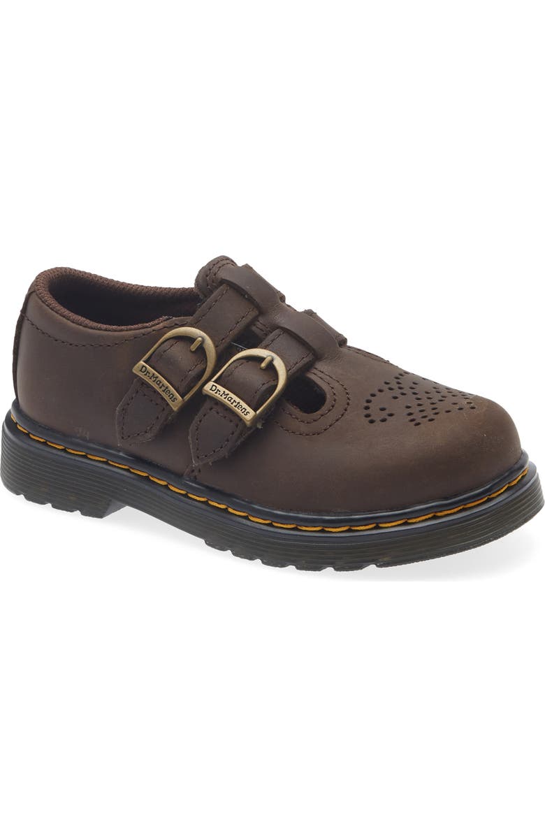 Dr. Martens Kids' 8065 Mary Jane Shoe, Main, color, Dark Brown