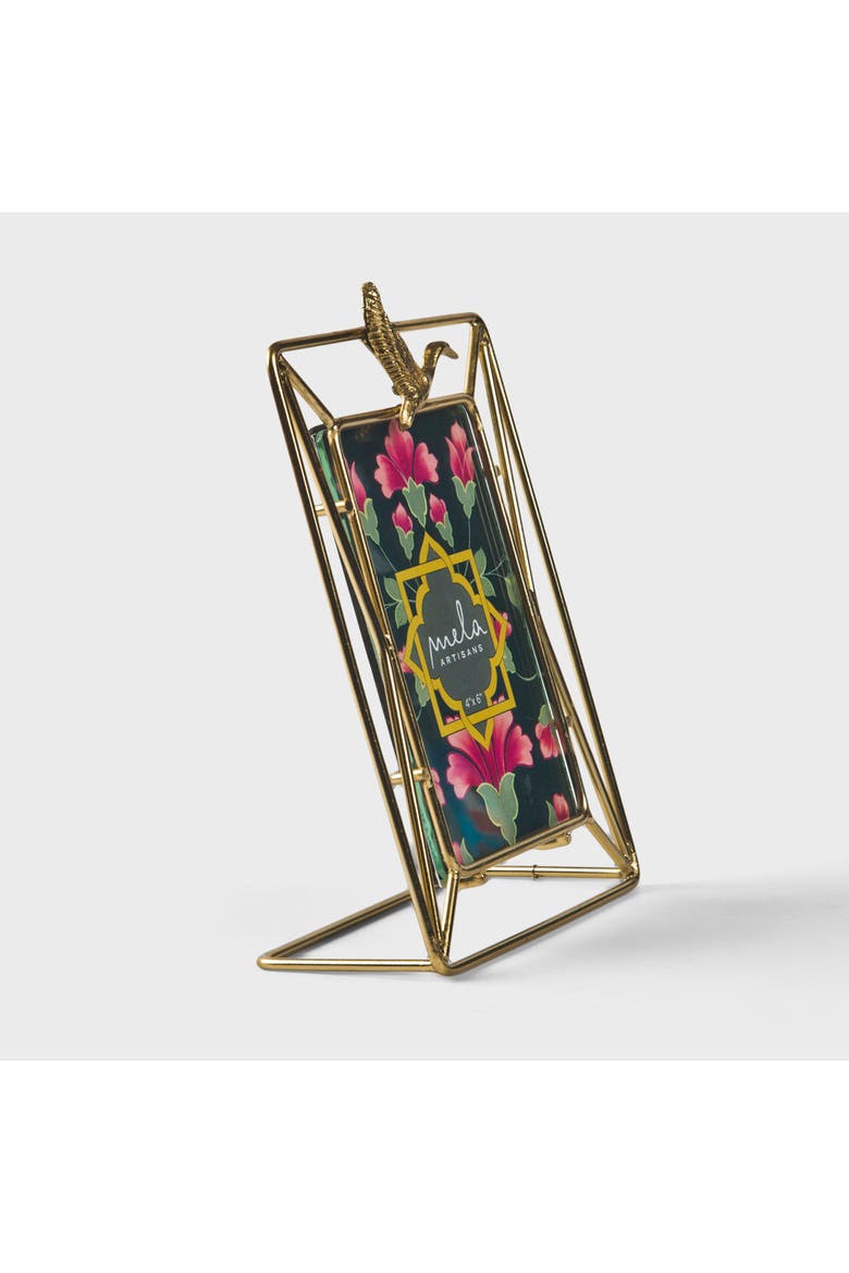 Serenity Crane Frame - 4x6, Alternate, color, Gold