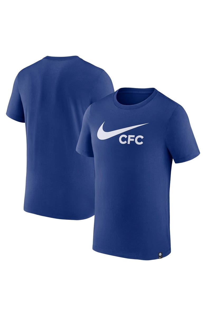 Nike Men's Nike Blue Chelsea Swoosh T-Shirt, Main, color, Royal