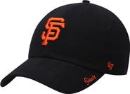 '47 Women's '47 Black San Francisco Giants Team Miata Clean Up Adjustable Hat