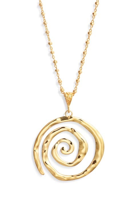 Swirl Pendant Necklace