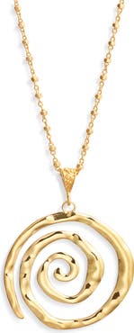VIDAKUSH Swirl Pendant Necklace