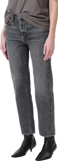 AGOLDE Valen High Waist Ankle Straight Leg Jeans | Nordstrom