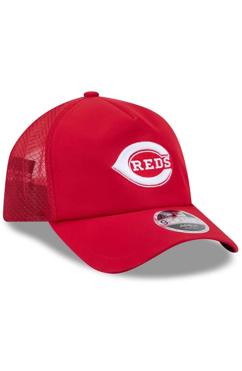 New Era Men's New Era Red Cincinnati Reds 2026 Batting Practice Alternate Apex 9FORTY Adjustable Hat, Alternate, color, Red