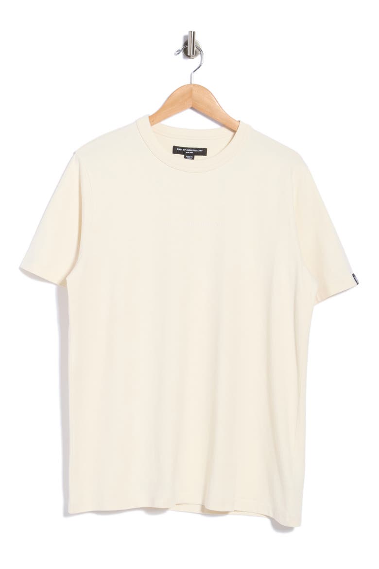 Crewneck Cotton Jersey T-shirt, Main, color, WINTER WHITE