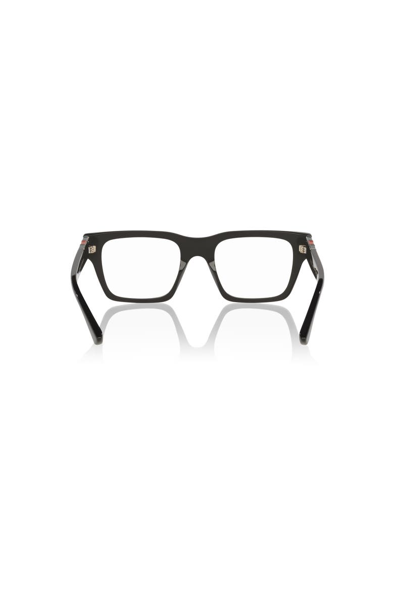 51mm Rectangle optical glasses, Alternate, color, Black