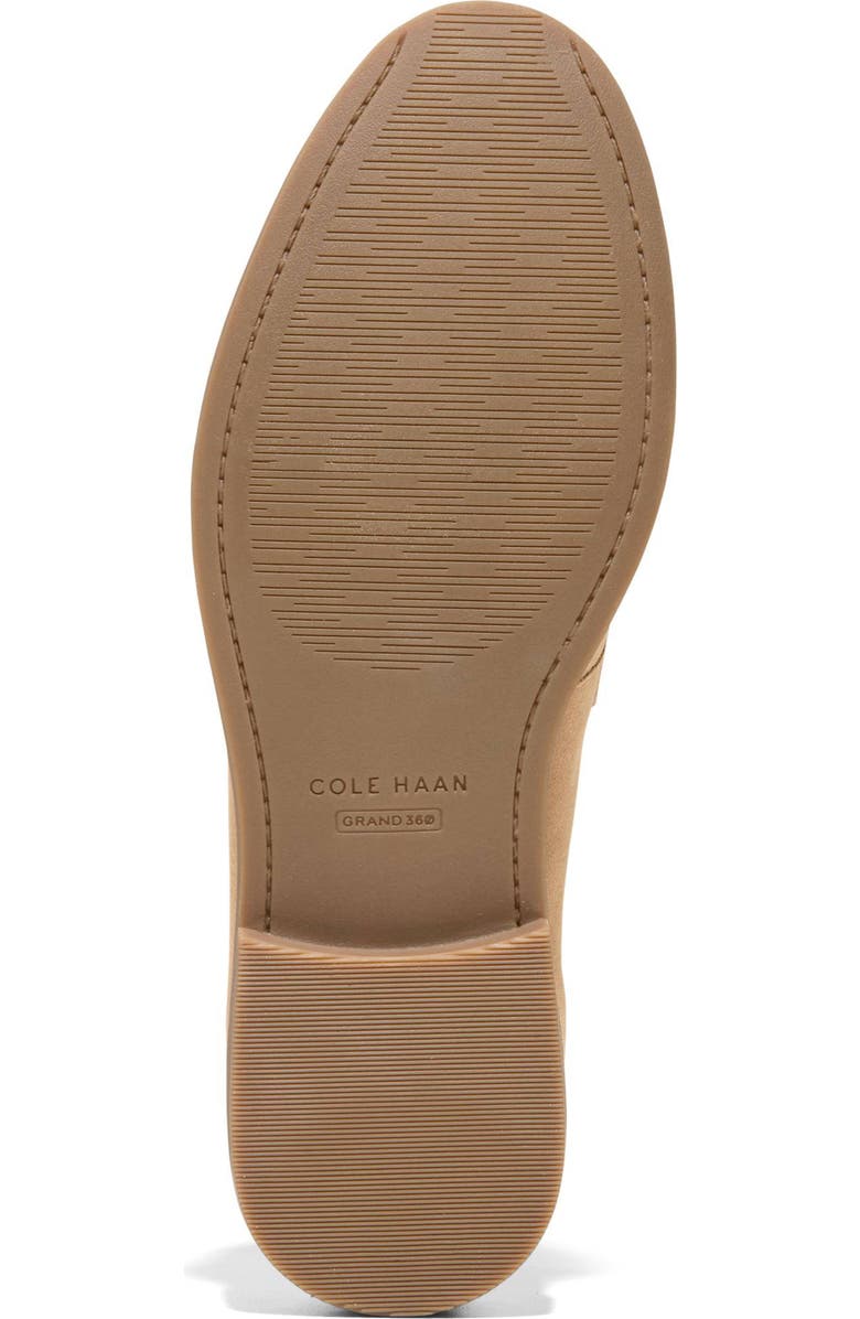 Cole Haan Stassi Tassel Loafer, Alternate, color, Buckwheat Suede