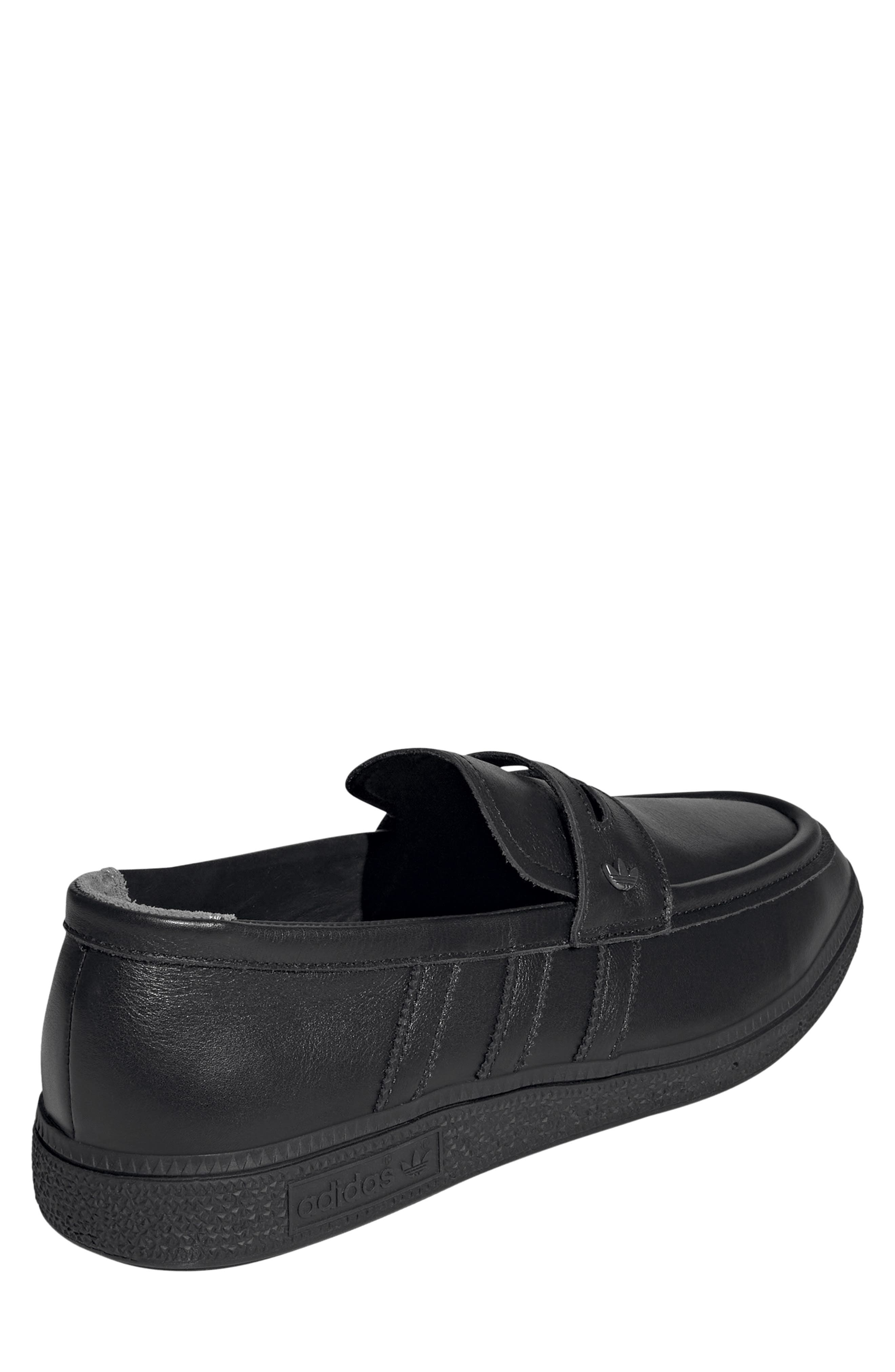 Handball Spezial Premium Loafer, Alternate, color, BLACK/ BLACK/ GREY