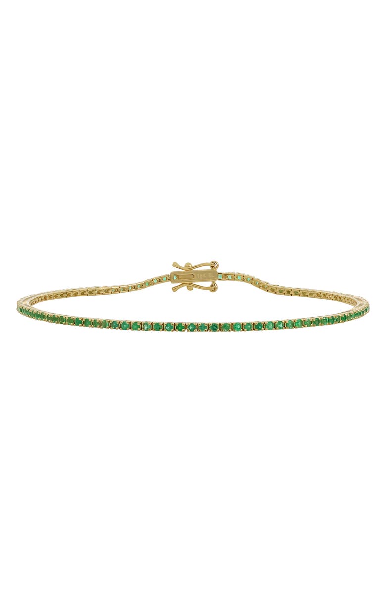 Bony Levy El Mar Emerald Tennis Bracelet, Main, color,