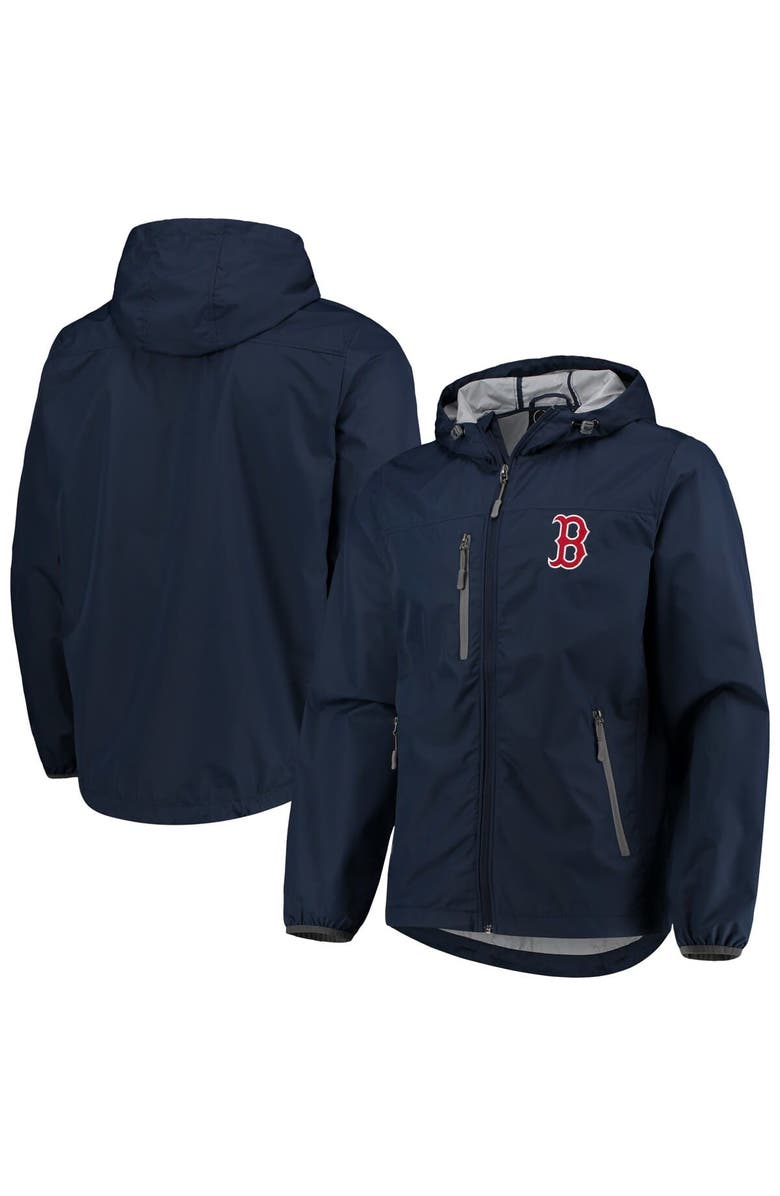 G-III SPORTS BY CARL BANKS Men's G-III Sports by Carl Banks Navy Boston Red Sox Double Play Lightweight Hoodie Jacket, Alternate, color,