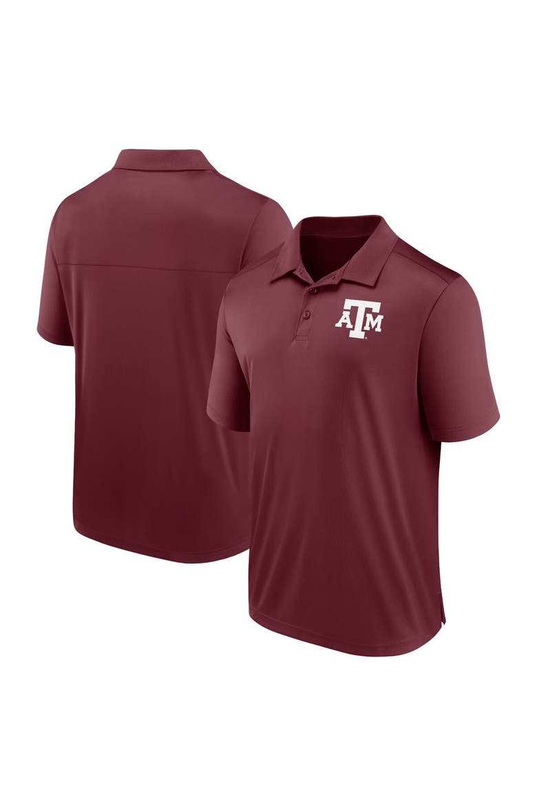 Men's Fanatics Branded Maroon Texas A&M Aggies Left Side Block Polo, Alternate, color, Maroon