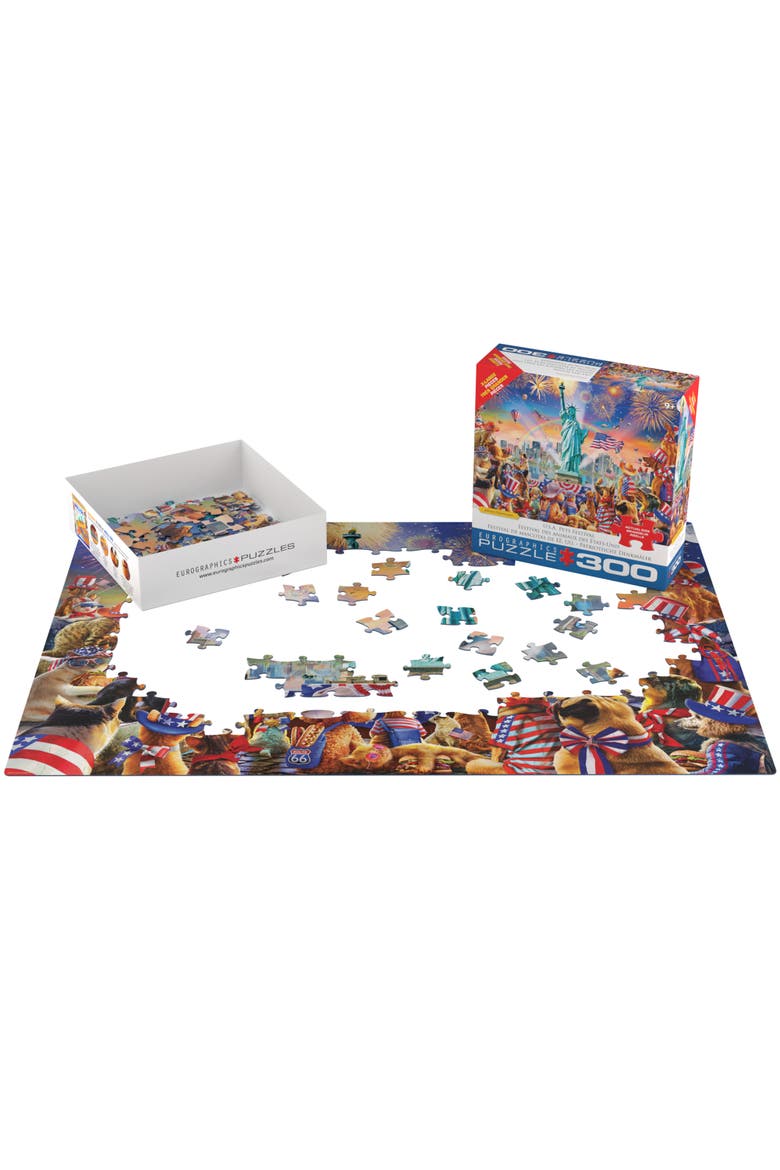 USA Pets Festival 300 Piece, Alternate, color, Multicolored