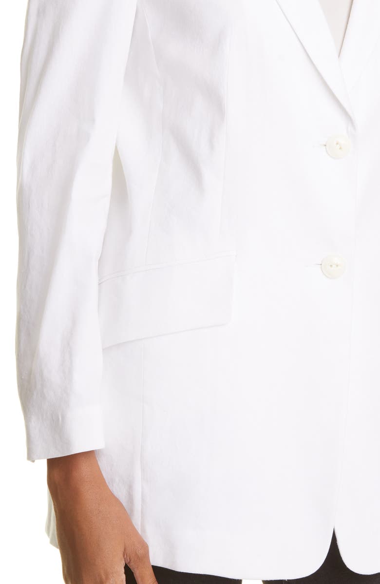 rag & bone Charles Linen Blend Blazer, Alternate, color, Wht