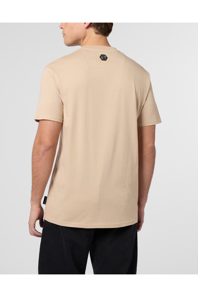 Round Neck T-Shirt Teddy Tennis Men, Alternate, color, beige