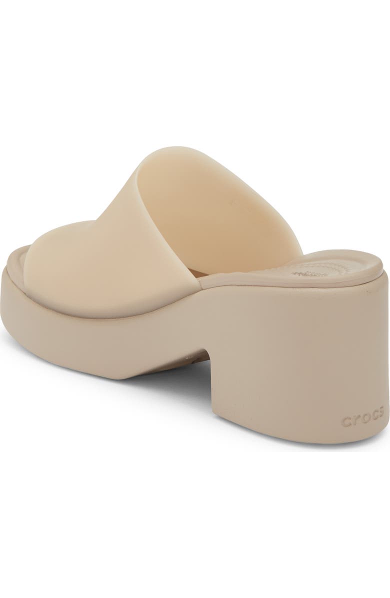 CROCS Brooklyn Platform Slide Sandal, Alternate, color, Taupe