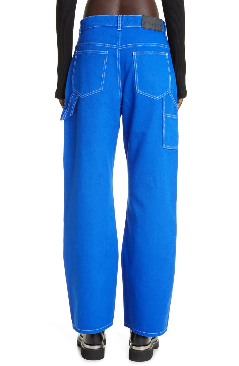 Dion Lee Straight Leg Denim Carpenter Pants, Alternate, color, 