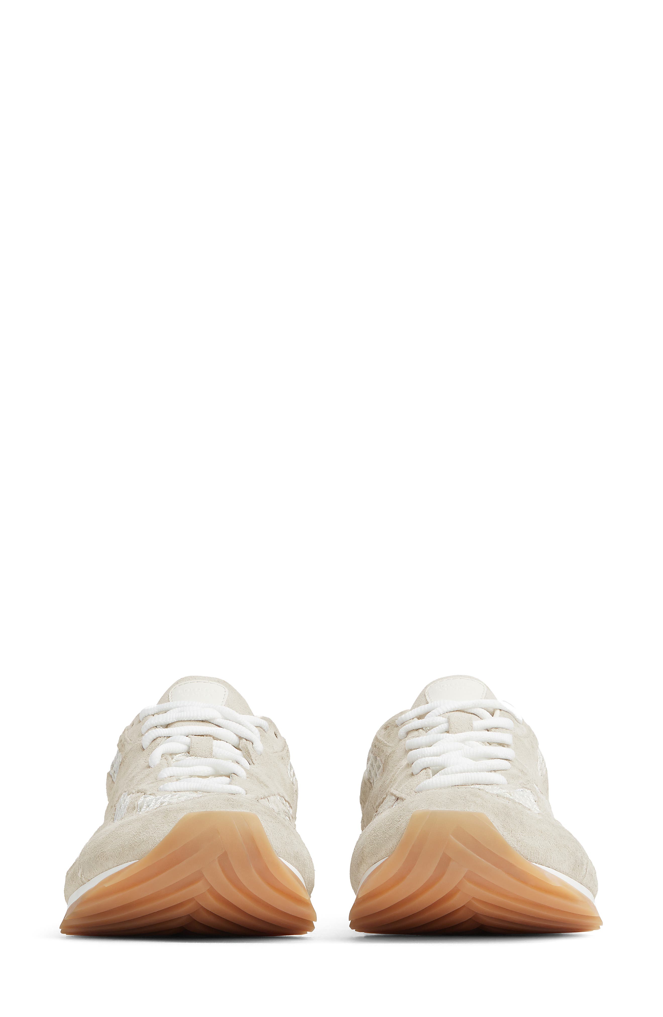 Bottega Veneta Orbit Low Top Sneaker, Alternate, color, Sea Salt