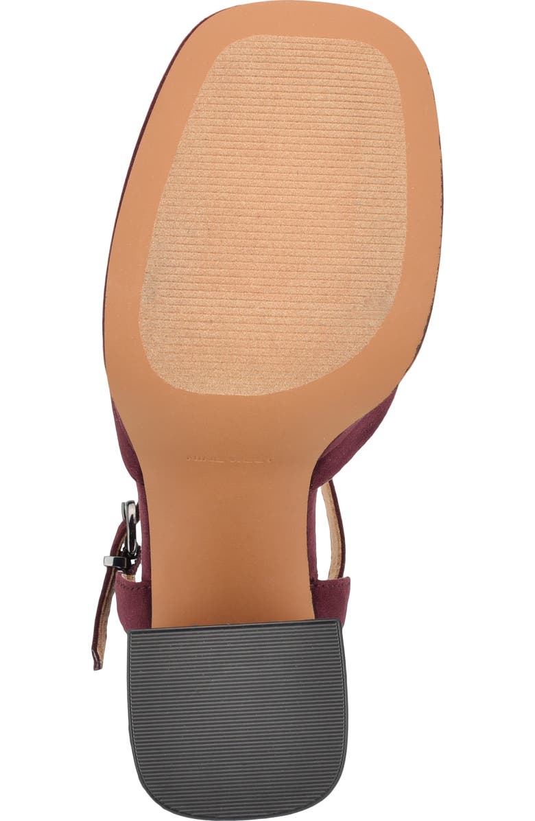 Nine West Stacie Platform Pump, Alternate, color, Dark Red