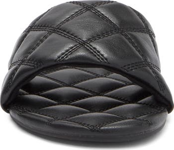 Perrie Quilted Slide Sandal