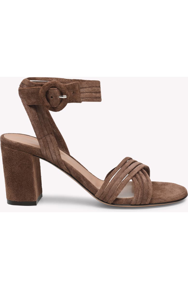 Gianvito Rossi Lianne Sandals, Main, color, Brown Suede
