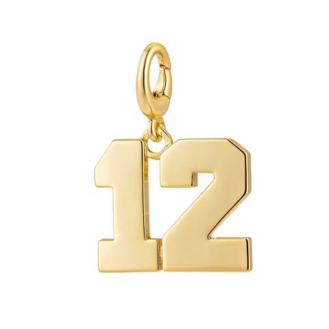 Drip Digits Number Pendant Charm