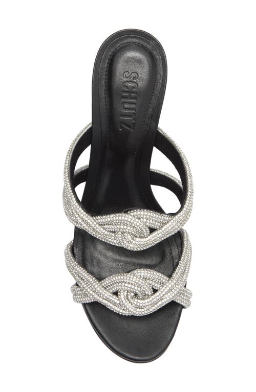 SCHUTZ SCHUTZ JOCELYN RHINESTONE SLIDE SANDAL
