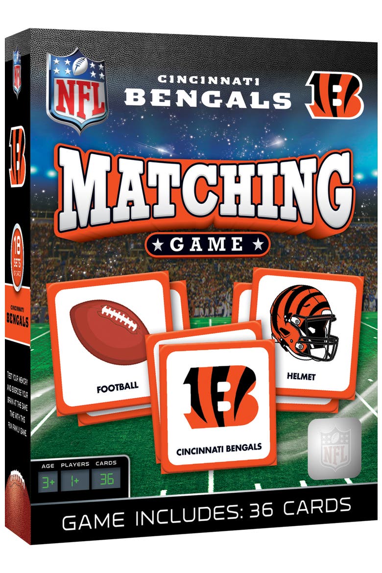 Cincinnati Bengals Matching Game, Main, color, Multicolor