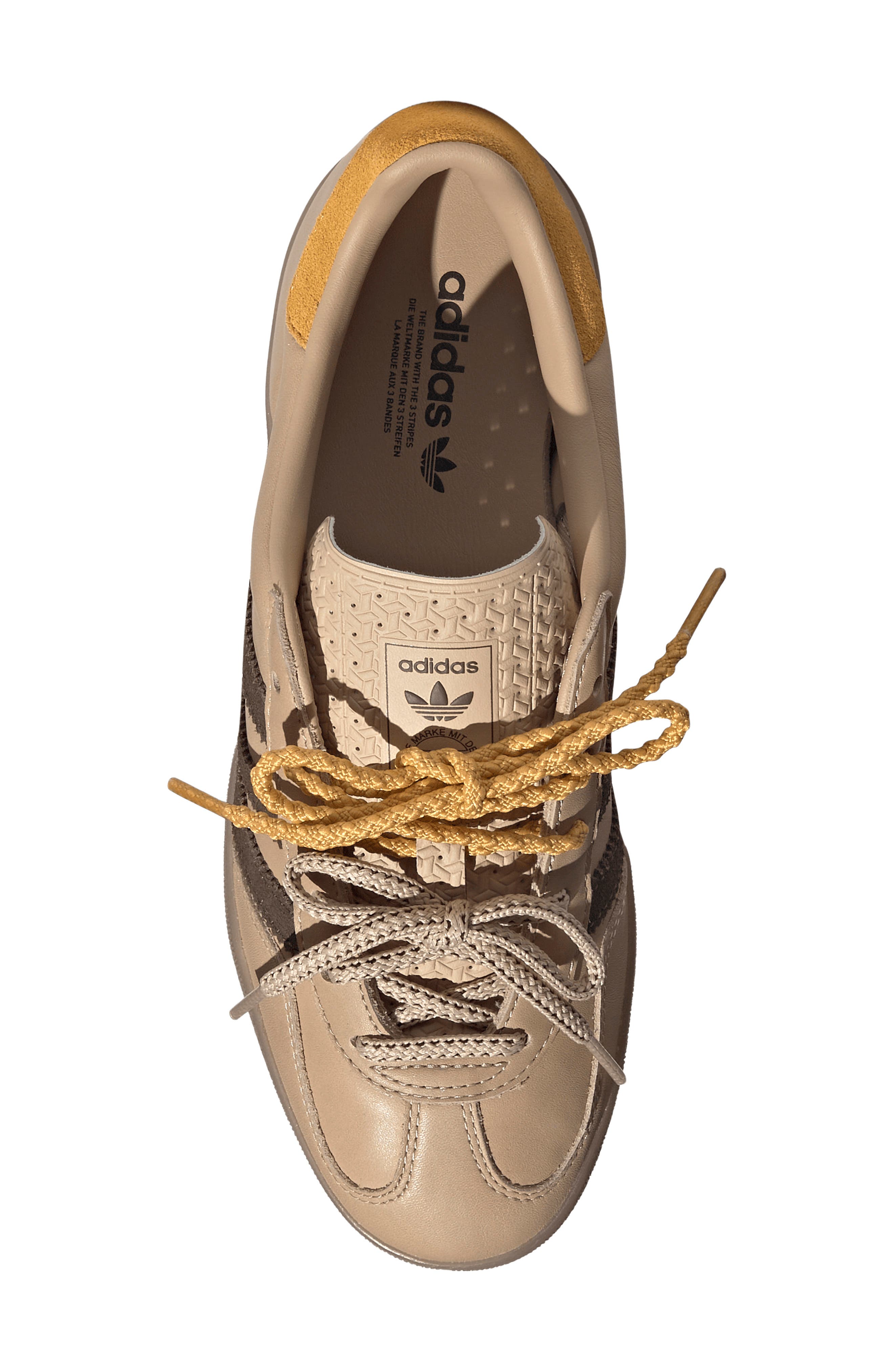 Gazelle Indoor Sneaker, Alternate, color, MAGIC BEIGE/ BROWN/ YELLOW