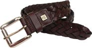Brooks Brothers Braided Full Grain Leather Belt